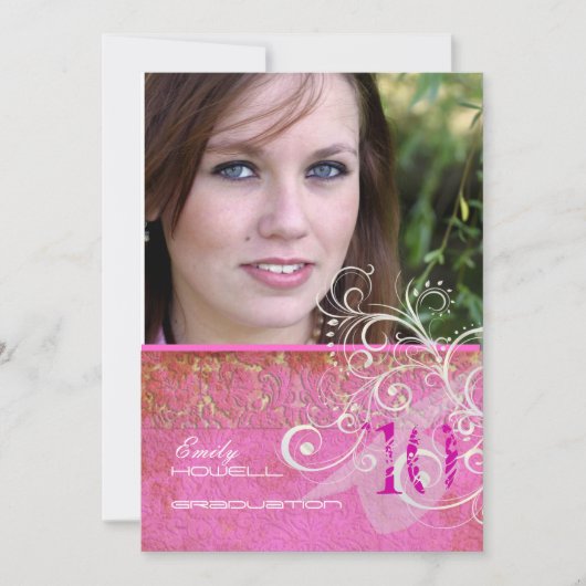 PixDezines Desiree Damask//Swirls Kaart (Voorkant)