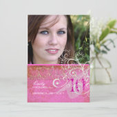 PixDezines Desiree Damask//Swirls Kaart (Staand voorkant)