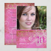 PixDezines Desiree Damask//Swirls Kaart (Voorkant / Achterkant)