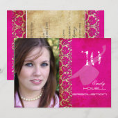 PixDezines Desiree Damask//Swirls Kaart (Voorkant / Achterkant)