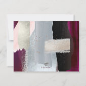 PixDezines Dhalia Red Blush wil je.. Bridesmaid Kaart (Achterkant)