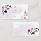 PixDezines Diaper Raffle Gum Eucalyptus Place Card Plaatskaartje (Voorkant / Achterkant)