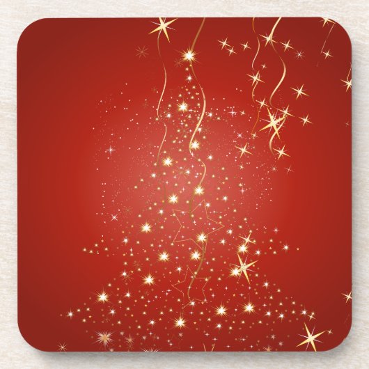 PixDezines die kerstaven aansnijden Onderzetter (Voorkant)