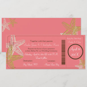 PixDezines die Pass+Starfish Invitations aanschaff Kaart
