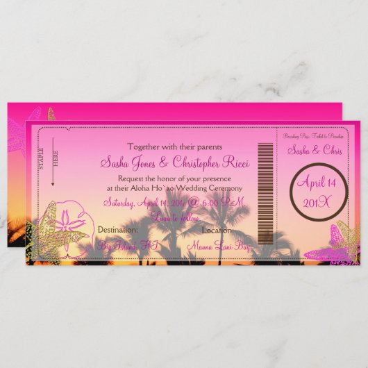 PixDezines die Pass+Sunset A-Bay+Starfish aan boor Kaart (Voorkant / Achterkant)