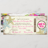 PixDezines die Pass to Paradise instappen Kaart (Voorkant / Achterkant)