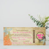 PixDezines die Pass to Paradise instappen Kaart (Staand voorkant)