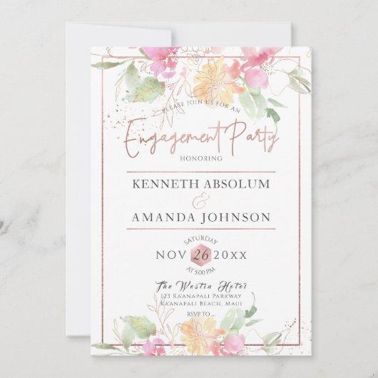 PixDezines die Romance overspoelen, de Bloemen van Kaart (Voorkant)