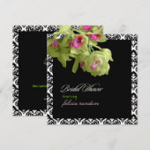 PixDezines dij groene orchid+olivia demask Kaart (Voorkant / Achterkant)