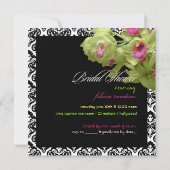 PixDezines dij groene orchid+olivia demask Kaart (Achterkant)