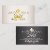 PixDezines dij kleur/antiek rollen faux metaal Visitekaartje (Voorkant / Achterkant)