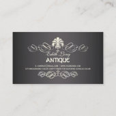 PixDezines dij kleur/antiek rollen faux metaal Visitekaartje (Achterkant)