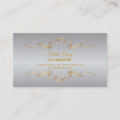 PixDezines dij kleur/antiek rollen Visitekaartje (Achterkant)