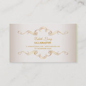 PixDezines dij kleur/antiek rollen Visitekaartje (Achterkant)