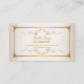 PixDezines dij kleur/antiek rollen Visitekaartje (Achterkant)