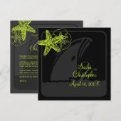 PixDezines dij kleur/Starfish/Beach+Cruise Ship Kaart (Voorkant / Achterkant)