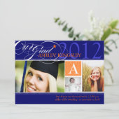 PixDezines dij kleuren, afstudeerders aankondiging (Staand voorkant)