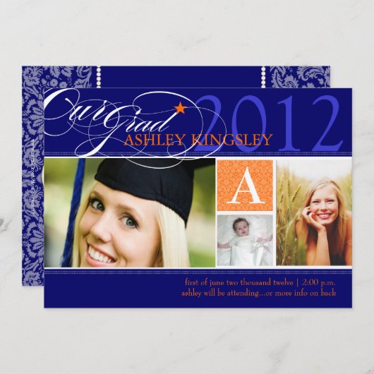 PixDezines dij kleuren, afstudeerders aankondiging (Voorkant / Achterkant)