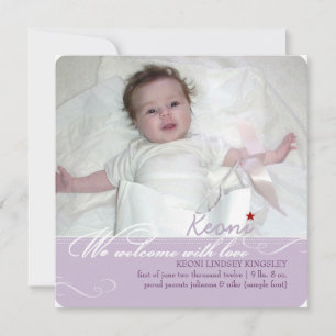 PixDezines dij kleuren, fotos geboorteaankondiging Aankondiging