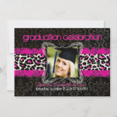 PixDezines diy 2012 graduation/cheetah 5x7 Kaart (Voorkant)