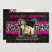 PixDezines diy 2012 graduation/cheetah 5x7 Kaart (Voorkant / Achterkant)