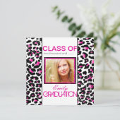 PixDezines diy 2012 graduation, cheetah Kaart (Staand voorkant)