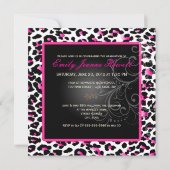 PixDezines diy 2012 graduation, cheetah Kaart (Achterkant)