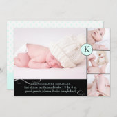 PixDezines diy accent kleur/geboorte aankondiging (Voorkant / Achterkant)