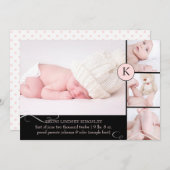 PixDezines diy accent kleur/geboorte aankondiging (Voorkant / Achterkant)