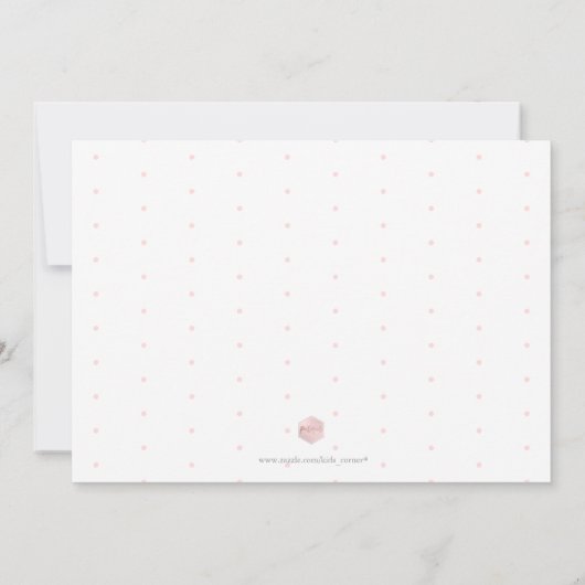 PixDezines diy accent kleur/geboorteaankondiging Aankondiging (Achterkant)