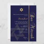 PixDezines DIY ACHTERGROND/CLASSIC GOLD/BAR MITZVA Kaart (Voorkant)