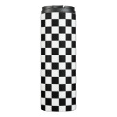 PixDezines DIY Achtergrond/Geruit Thermosbeker (Achterkant)