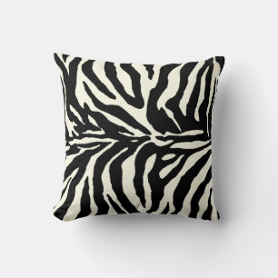 PixDezines diy achtergrond kleuren/zebra Kussen