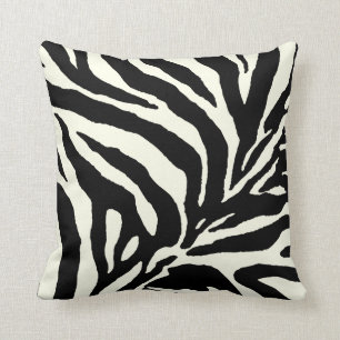 PixDezines diy achtergrondkleuren/zebra Kussen