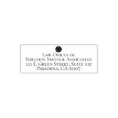 PixDezines DIY Advocaat Kantoor+Scale Zelfinktende Stempel (Design)