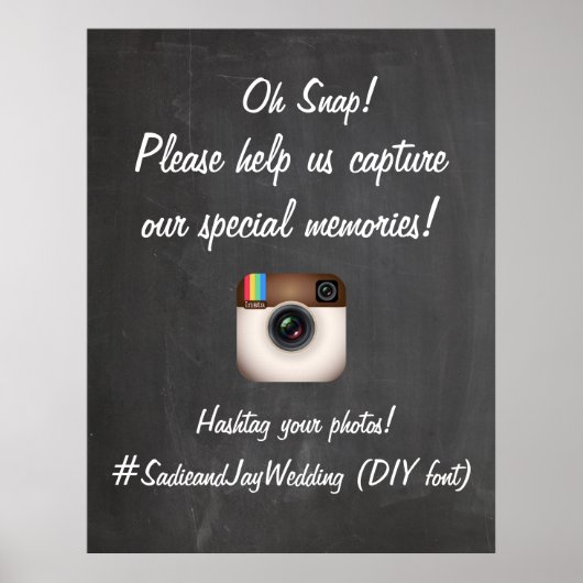 PixDezines DIY-alkboard/Instagram Poster (Voorkant)