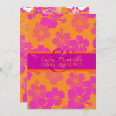 PixDezines diy background, passion roze hibiscus Kaart (Voorkant / Achterkant)