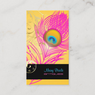 PixDezines diy background/pauock+filigree Visitekaartje