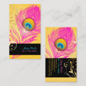 PixDezines diy background/pauock+filigree Visitekaartje (Voorkant / Achterkant)