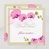 PixDezines diy background/roze orchid Kaart (Voorkant / Achterkant)