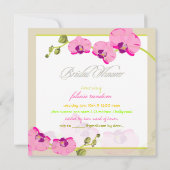 PixDezines diy background/roze orchid Kaart (Achterkant)