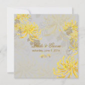 PixDezines diy background/yellow mums Kaart (Voorkant)