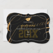 PixDezines DIY Color Afstuderen/Gold Pet Kaart (Achterkant)