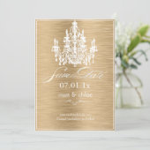 PixDezines diy color/chandelier/save date Save The Date (Staand voorkant)