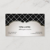 PixDezines diy color/maroccan trellis Visitekaartje (Achterkant)