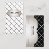 PixDezines diy color/maroccan trellis Visitekaartje (Voorkant / Achterkant)