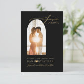 PixDezines DIY Colour Arch Lijst minimalistisch Save The Date (Staand voorkant)