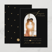 PixDezines DIY Colour Arch Lijst minimalistisch Save The Date (Voorkant / Achterkant)