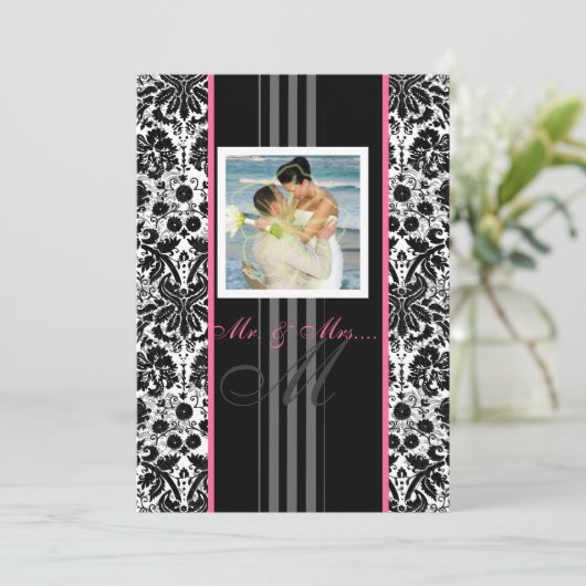 PixDezines diy event.. monogram droogtegamber Kaart (Staand voorkant)