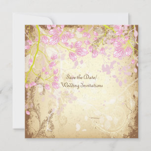 PixDezines DIY +floral Save The Date